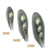 1pcs High Power COB Led Street Lights 50W 100W 150W Led Outdoor Lighting AC85-265V Warm/Cold White CE ROHS