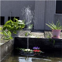 2017 NEW Outdoor Floating Solar Powered Pond Garden Water Pump Fountain Kit Bird Bath Fish Tank 726