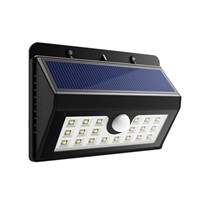 2017 NEW 20 LED Solar Power PIR Motion Sensor Wall Light Outdoor Garden Waterproof Lamp A88