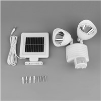 Generation White Solar Powered Energy Motion Sensor Light 22 LED Garage Security Lamp Outdoor Light hot Ship from USA