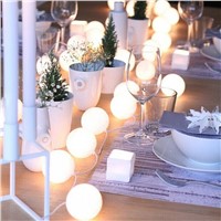 10M 100 LED Colorful Round Ball Holiday Light String Garlands Fairy lights For Wedding,party Patio xmas Decortion EU/US Plug T2