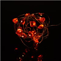5M/3M/2M LED Beam Love-Heart-Shaped Flexible Silver Wires String Fariy Light Party Christmas Home Decoration