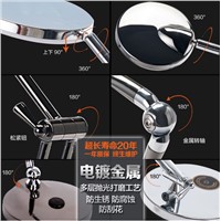 Dimmable LED Study Lights, Adjustable Arm in Metal Body with Satin Chrome Surface
