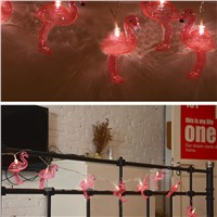 New flamingo Shape Led Twinkle Light Wedding Party Decorations 3D Flamingo String Lights Home Decor for Wedding Xmas Party
