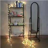 Waterproof Handmade 5M 50 LEDs leaf garland battery operate LED fairy string lights for Xmas wedding decoration holiday lighting