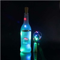 15 LEDs Copper Wire String Light with Bottle Stopper for Glass Craft Party Valentines Wedding Decoration Lamp --M25
