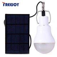 FREEJOY Solar panel Powered Portable LED bulb LED Solar Lamp Solar Power LED Light Outdoor Solar Lamp Spotlight Garden Light