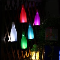 Hot 5pcs Plastic LED Solar Wine Bottle Lights Garden Hanging Lamp Rechargeable Batteries For Party Outdoor Garden Courtyard