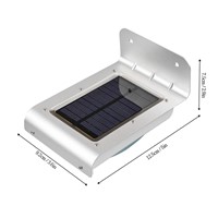 oobest 24 LED Solar Outdoor Light Panel Powered Motion Sensor Led Lamp Energy Saving Wall Lamp Solar Security Lights for Outdoor