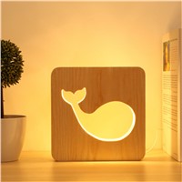 modern led light solid wood heart-shaped table lamps bedroom gifts baby night lamp study LED decorative desk lamps ZA81466