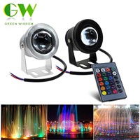 RGB LED Underwater Light 12V 10W IP67 Waterproof Swimming Pool Pond Fish Tank Aquarium Outdoor Lighting