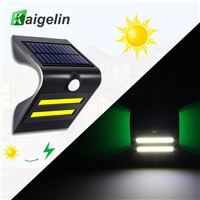 Kaigelin Solar Wall Lamp COB Highlight LED Lights 18650 Lithium Battery Human Body Sensor Street Light Control Outdoor Lighting