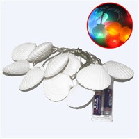 1.5M 10LEDs Sea Shell Shaped String Lights Christmas Holiday Party Fairy Lights Mediterranean Style Wedding Decorative Lights