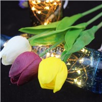 USB Flower Copper Wire String Light 2.5W/4.5W 50LED/100LED with Glass Vase Home Deco A16_15