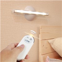 White Led Night Light 2-Levels Adjustable Remote Control Children Kids Gift Decorative Wall Lamp Bedside Bedroom Living Room