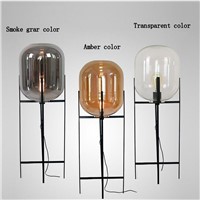 Simple creative personality Glass Table Lamps For hotel/home Living Room standing lamp study bedroom bedside lamps Floor lamp