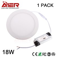 AC 85-265V LED Panel Light 18W LED ceiling Light Round Ultra thin LED downlight,indoor lighting,high quality