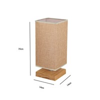Home.Table Lamps-002 Real Picture E14 Wood Table Lamp for Bedroom or Living room