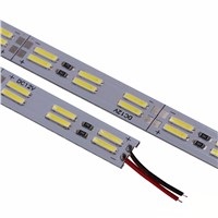 Korea Chip SMD 8520 Led Strip Light Double Row 120leds/m Hard Bar 25cm 50cm New Arrival Led Hard bar 5pcs/lot