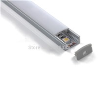 200 X 1M Sets/Lot Recessed wall aluminium led profile or Al6063 thin u extrusion channel for wall or floor lights