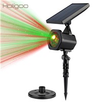 Holigoo Solar Powered Laser Light Outdoor Waterproof Spotlight Christmas Laser Lights Landscape For Garden Party Yard Decoration