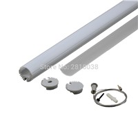 50 X1M Sets/Lot round shape led aluminium profile and circular type alu channel for suspension lamps