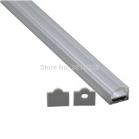 50 X 1M Sets/Lot 45 degree corner aluminium led profile and clear lens alu channel for ceiling lamps