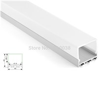 10 X1 M Sets/Lot factory supply led aluminum profile channel and wide U extrusion for ceiling or recessed wall lights