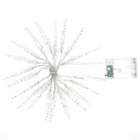 20 LED Icicle Fairy String Lights Indoor Bedroom Party Lamp Decorative Warm/White/Four Color Christmas Day Decoration Lamp