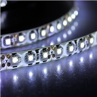 SODIAL(R)5M 600 SMD 3528 White Waterproof LED Strip Marquee Strip Light Cool IP65