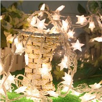 Christmas Tree LED Star String Light for Indoor Outdoor Decoration AC 110V 220V Powered 10M 100LEDs Waterproof Coloful Lamp Bulb