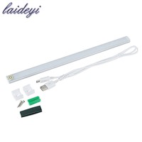 LAIDEYI White Touch Sensor Dimmable Under Led Bar Light Cabinet Light Kitchen Light LED Aluminum  Hard Rigid Bar Light