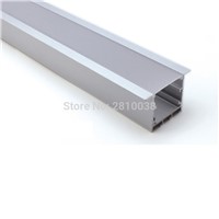 10 X 2M Sets/Lot Surface mounted led aluminium profile and New T wall profile for ceiling or recessed wall light