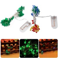 Butterfly LED String Holiday Light White Rainbow Lighting Copper Wire Lamp for Christmas Tree Decoration