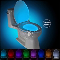 UV Sterilization Toilet Light Motion Sensor Activated RGB PIR LED Night Light IP65 Battery Operated Creative Toilet Bowl Lights