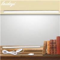 LAIDEYI LED Bar Lights Strip 3 Colors 5V Portable Hard LED Strip Lamp With Switch Night Light School Reading Book Lighting