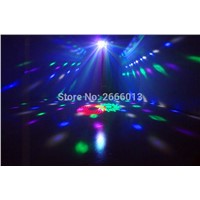 4IN1 LED Stage Effect light red and green color Laser LED butterfly lights  4 eyes patterns GOBO light White strobe party lamp