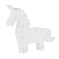Cute 3D Unicorn Lamp Night Light Baby Plastic LED Lamp Kids Room Bedroom Bedside Lamp Party Wedding Home Christmas Decoration