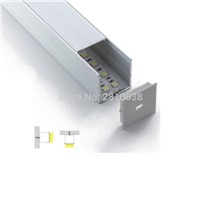 50 X 1M Sets/Lot Chinese supplier led aluminum profile and Deep U recessed channel for ceiling and wall lamp