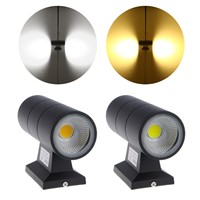 10W/6W Up Down Dual-Head COB LED Wall Mount Light Sconce Lamp Outdoor Waterproof