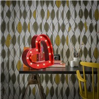 Loft industrial wind Red love table lamps Restaurant Bar clothing store decoration led resin iron Romantic wedding light ZA82538