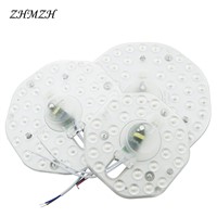 AC220V LED Module Replace Ceiling Lamp Lighting 12W 18W 24W LED Source Module Convenient Installation SMD2835 White &amp;amp;amp; Warm White