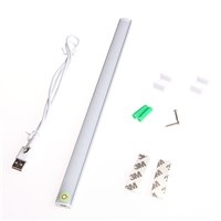 Dimmable 30CM USB LED Touch Sensor Light Strip Cabinet Wardrobe Cupboard Lamp