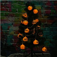 16 LED 3 m Party Bar DIY Outdoor Household Halloween Decor Pumpkin String Lights Lanterns Lamp EU Plug