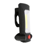 2-Modes COB LED Torch Linternas Flashlight Magnetic Working Folding Hook Light Lamp Handy Lighting
