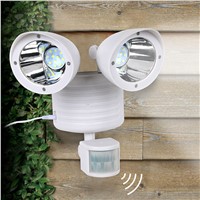 HGhomeart Outdoor solar 22LED two-headed human lamp garden lamp Solar Powered Floodlight Motion Sensor Security Light
