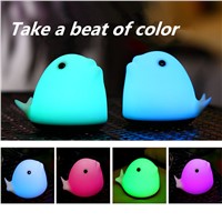 Color Changing Touch Sensor LED Charging Colorful Room Dolphin Night Light Romantic Decor-Touch Sensor Home Decor Drop Shipping