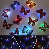 10Pcs LED Light Colorful Butterfly Dragonfly Lights For Home Wedding Party Christmas Decoration ALI88