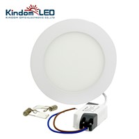 KINDOMLED 10pcs/lot Round LED Panel Light AC85-265V IP44 2835SMD 3/6/9/12/15/18/20/24W LED ceiling Light Ultra lamp downlight