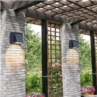4pcs/lot Outdoor Lamp 3W LED Wall Sconce Light Fixture Waterproof Building Exterior Gate Balcony Garden Yard AC85-265V